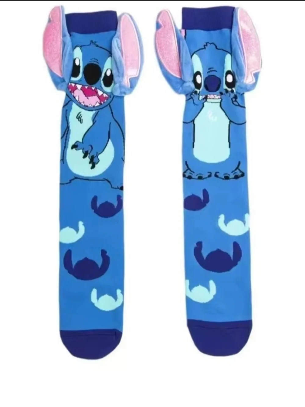 Stitch Socks with Ear Accents